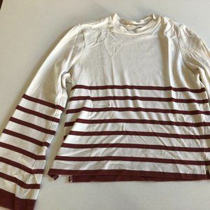 Marine Layer Wide Arm Long Sleeve Striped Tee